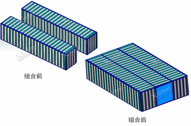 组合式集装箱示意图